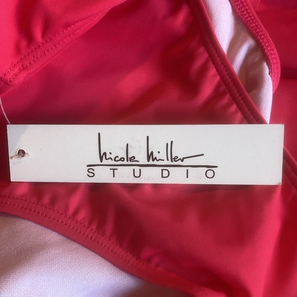 NWT Nicole Miller Studio two piece tankini set in azalea pink - Picture 12 of 16